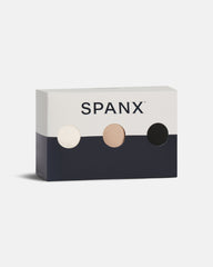 SPANXsmooth™ Fit-To-You Supima® Cotton Brief 3-Pack | Powder/Toasted Oatmeal/Very Black