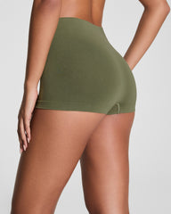 SPANXshape™ ExtraOrdinary Supima® Cotton Boyshort | Olive Leaf
