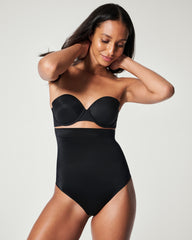SPANXshape™ Suit Your Fancy High-Waisted Thong | Very Black