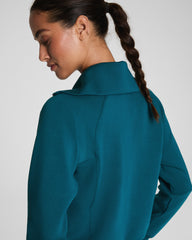 SPANX AirEssentials® Half Zip | Emerald Bay