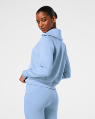SPANX AirEssentials® Half Zip | Hydrangea