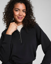 SPANX AirEssentials® Half Zip | Very Black