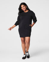 SPANX AirEssentials® Crewneck Dress | Very Black