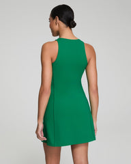 SPANXshape™ Get Moving Zip Front Dress | Field Green