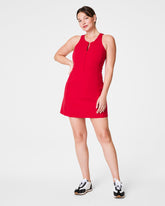SPANXshape™ Get Moving Zip Front Dress | Spanx Red