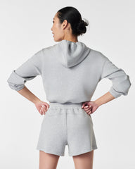 SPANX AirEssentials® Cinched Hoodie | Light Heather Grey