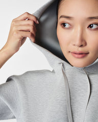 SPANX AirEssentials® Cinched Hoodie | Light Heather Grey