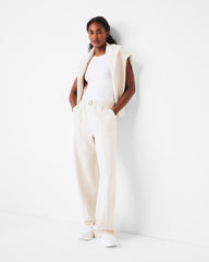 SPANX AirEssentials® Brushed Straight Leg Pant | Heather Cream