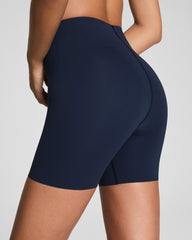 SPANXshape™ CoreLuxe Bike Short with Mid-Tummy Compression, 6" | Timeless Navy