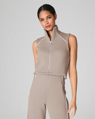 SPANX AirEssentials® Pique Sleeveless Mockneck Jumpsuit | Ashwood