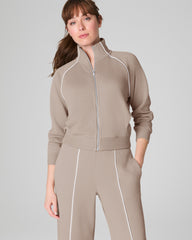 SPANX AirEssentials® Pique Full Zip Track Jacket | Ashwood