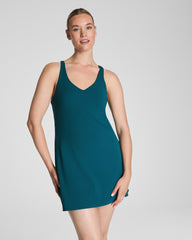 SPANXshape™ Get Moving V-Neck Dress | Emerald Bay