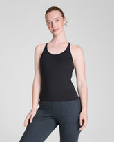 SPANXsupersmooth™ SoftStretch Rib V-Neck Shelf Tank