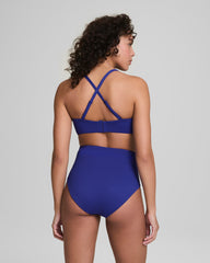 SPANXshape™ Swim Convertible Pique Bandeau Bikini Top | Deep Azure