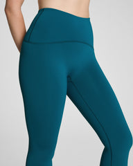 SPANXshape™ Booty Boost® Full-Length Leggings with SecretSweat Tech | Light Emerald Bay