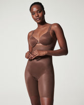 SPANXshape™ Invisible High-Waisted Mid-Thigh Short | Chestnut Brown