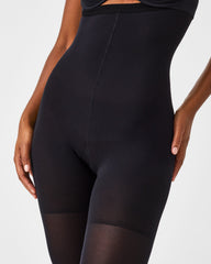 SPANXshape™ High-Waisted Mid-Thigh Tight-End Tights® | Very Black
