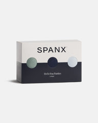 SPANXsmooth™ Fit-To-You Thong 3-Pack Box | Fern/Timeless Navy/Sky