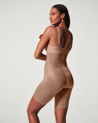 SPANXshape™ Invisible High-Waisted Mid-Thigh Short | Cafe Au Lait