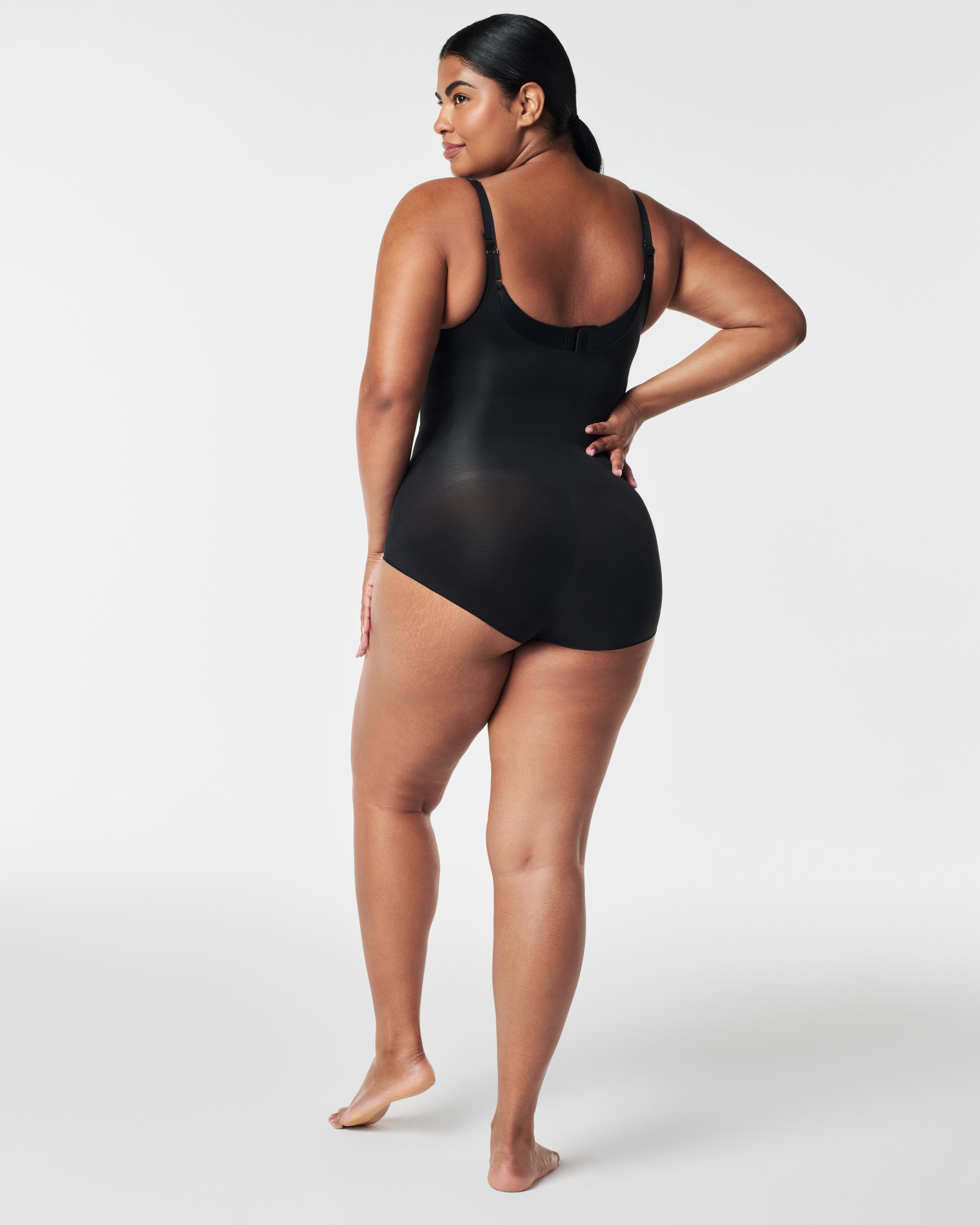 SPANXsculpt™ OnCore Open-Bust Brief Bodysuit | Very Black