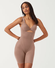 SPANXshape™ Invisible Open-Bust Mid-Thigh Bodysuit
