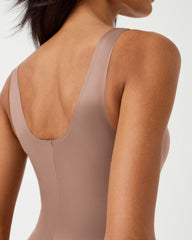 SPANXshape™ Invisible Tank Brief Bodysuit | Cafe Au Lait