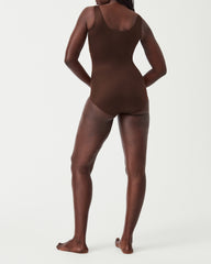 SPANXshape™ Invisible Tank Brief Bodysuit | Chestnut Brown