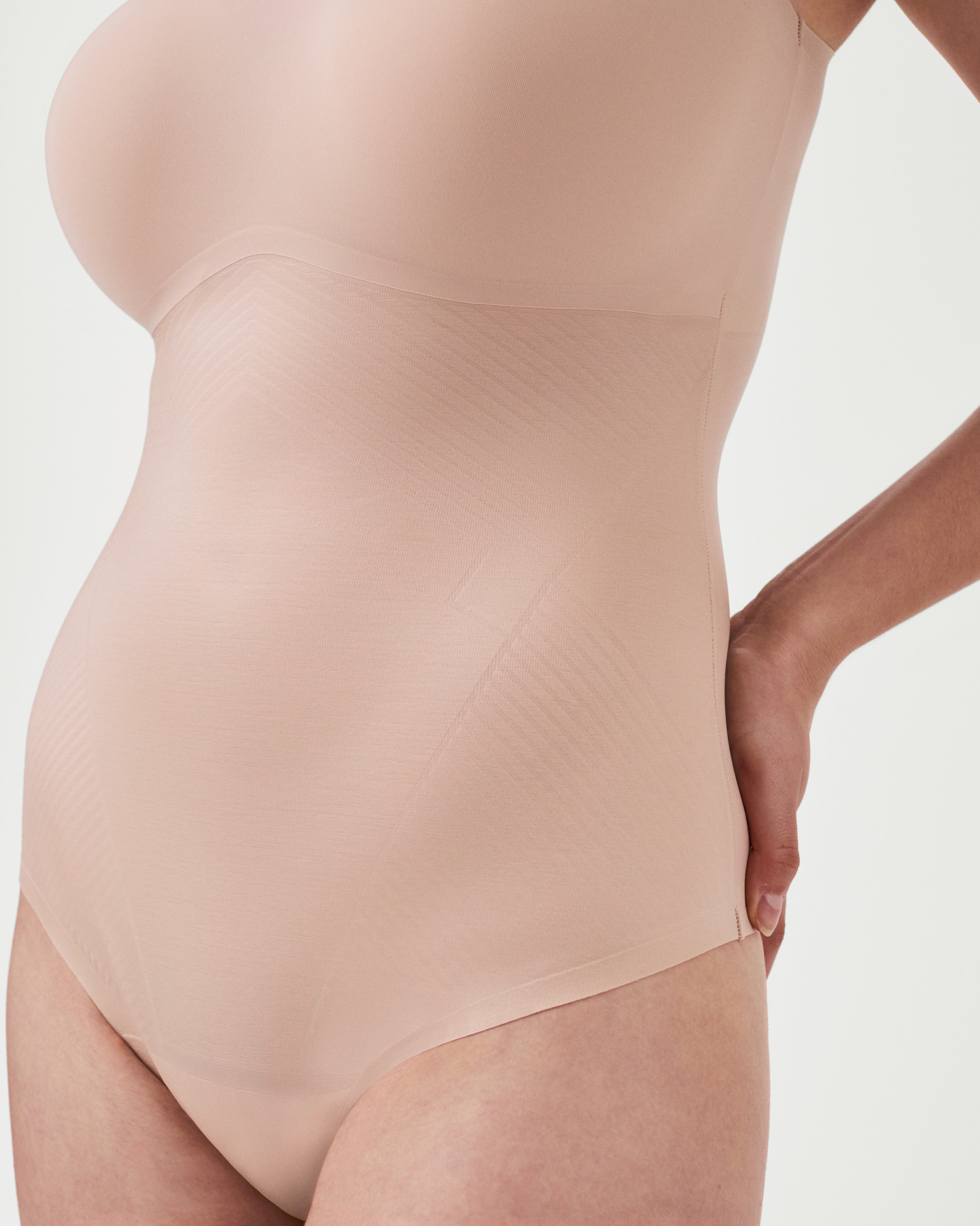 SPANXshape™ Invisible Cami Thong Bodysuit | Champagne Beige