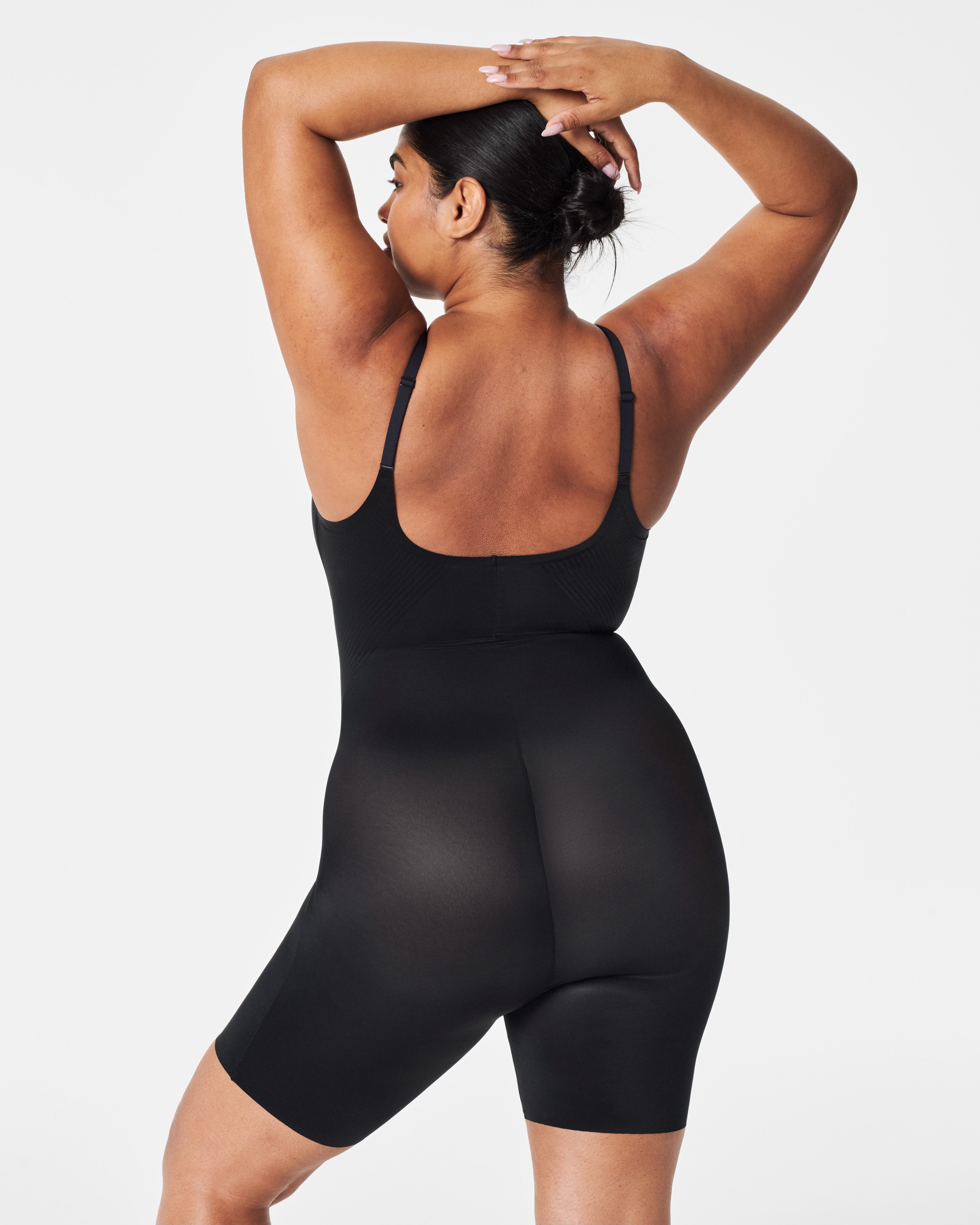 SPANXshape™ Invisible Mid-Thigh Bodysuit | Very Black