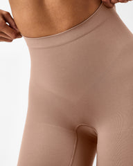 SPANXsculpt™ Seamless Power Mid-Thigh Short | Cafe Au Lait