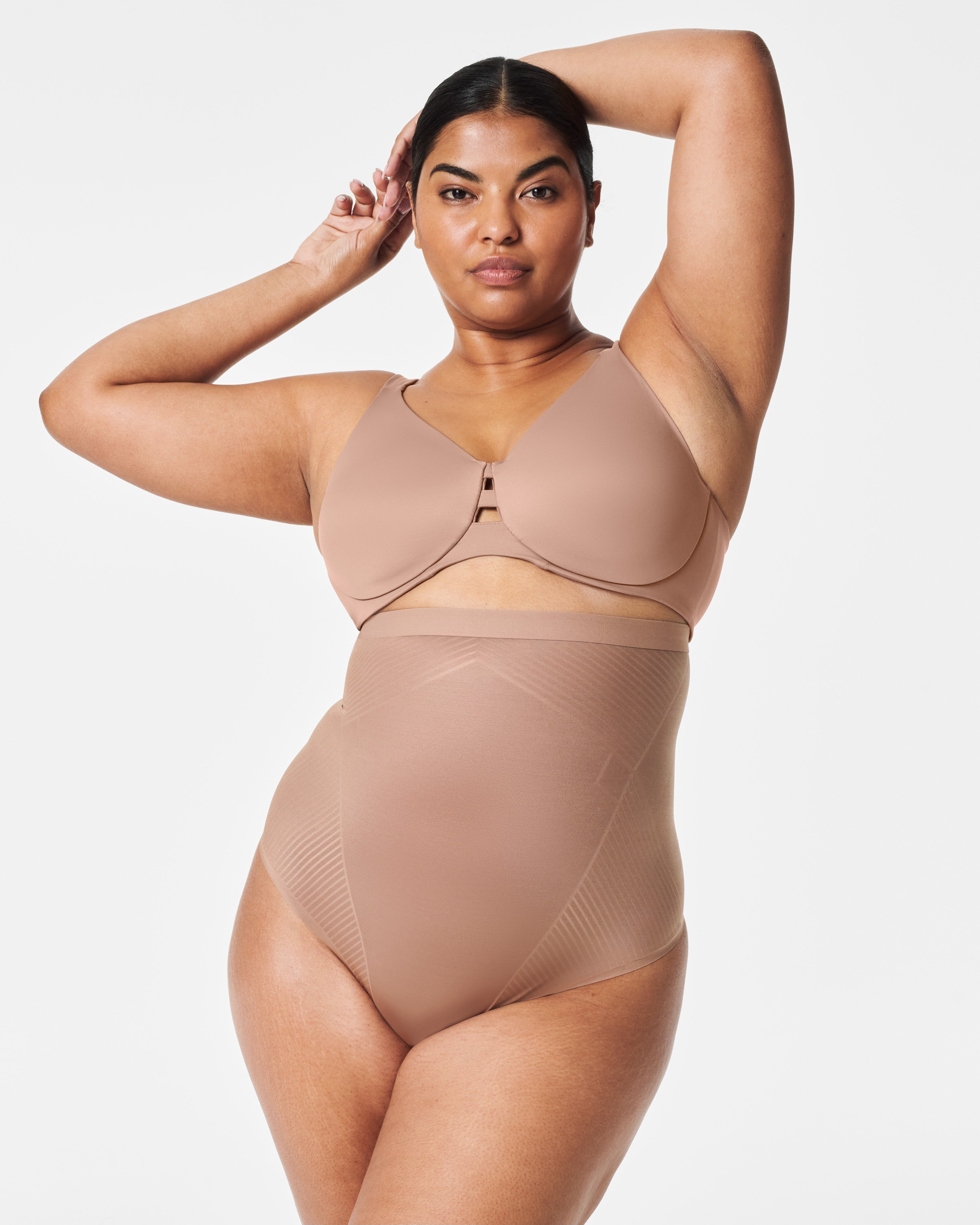 SPANXshape™ Invisible High-Waisted Thong | Cafe Au Lait