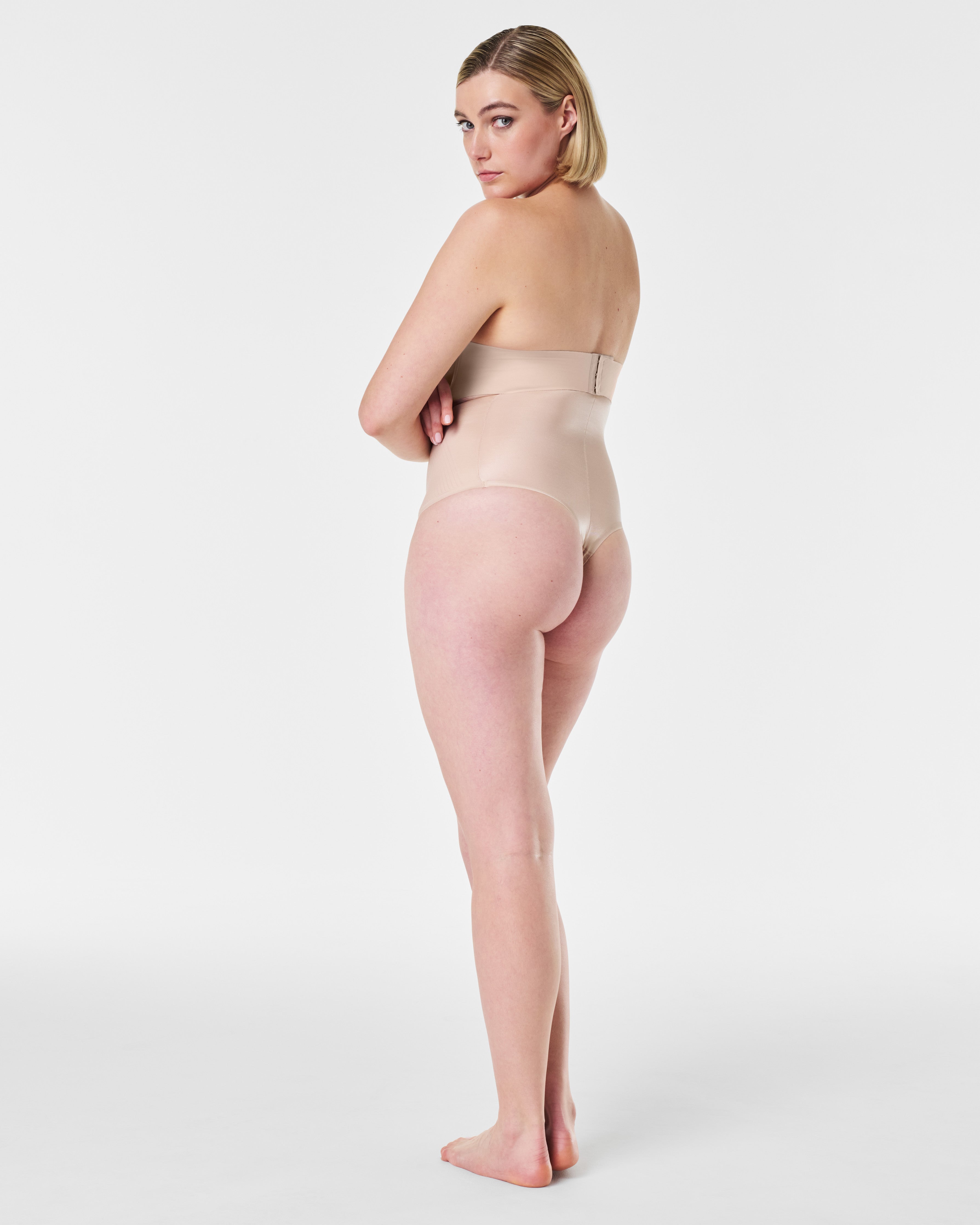 SPANXshape™ Invisible High-Waisted Thong | Champagne Beige