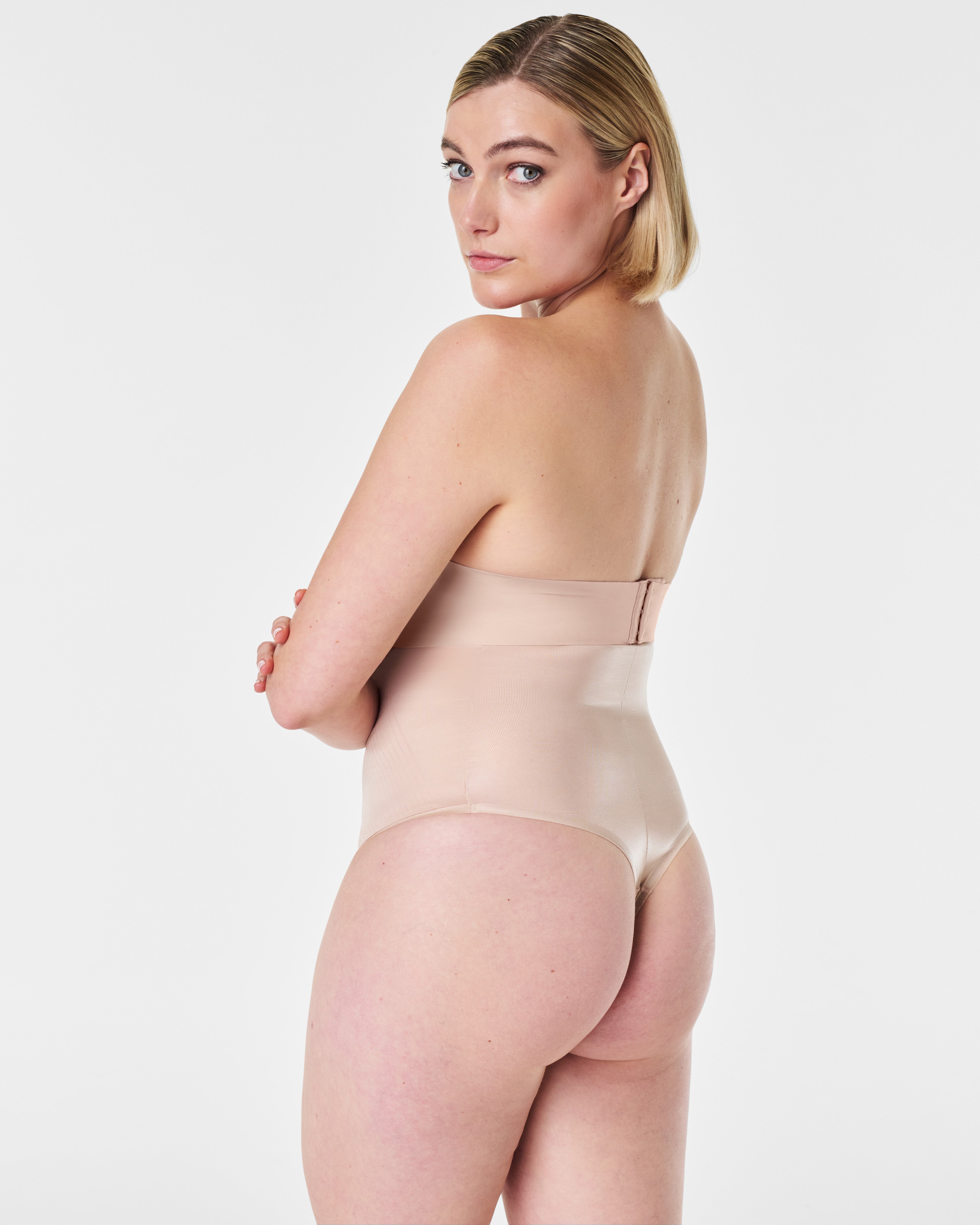SPANXshape™ Invisible High-Waisted Thong | Champagne Beige