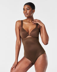 SPANXshape™ Invisible High-Waisted Brief | Chestnut Brown