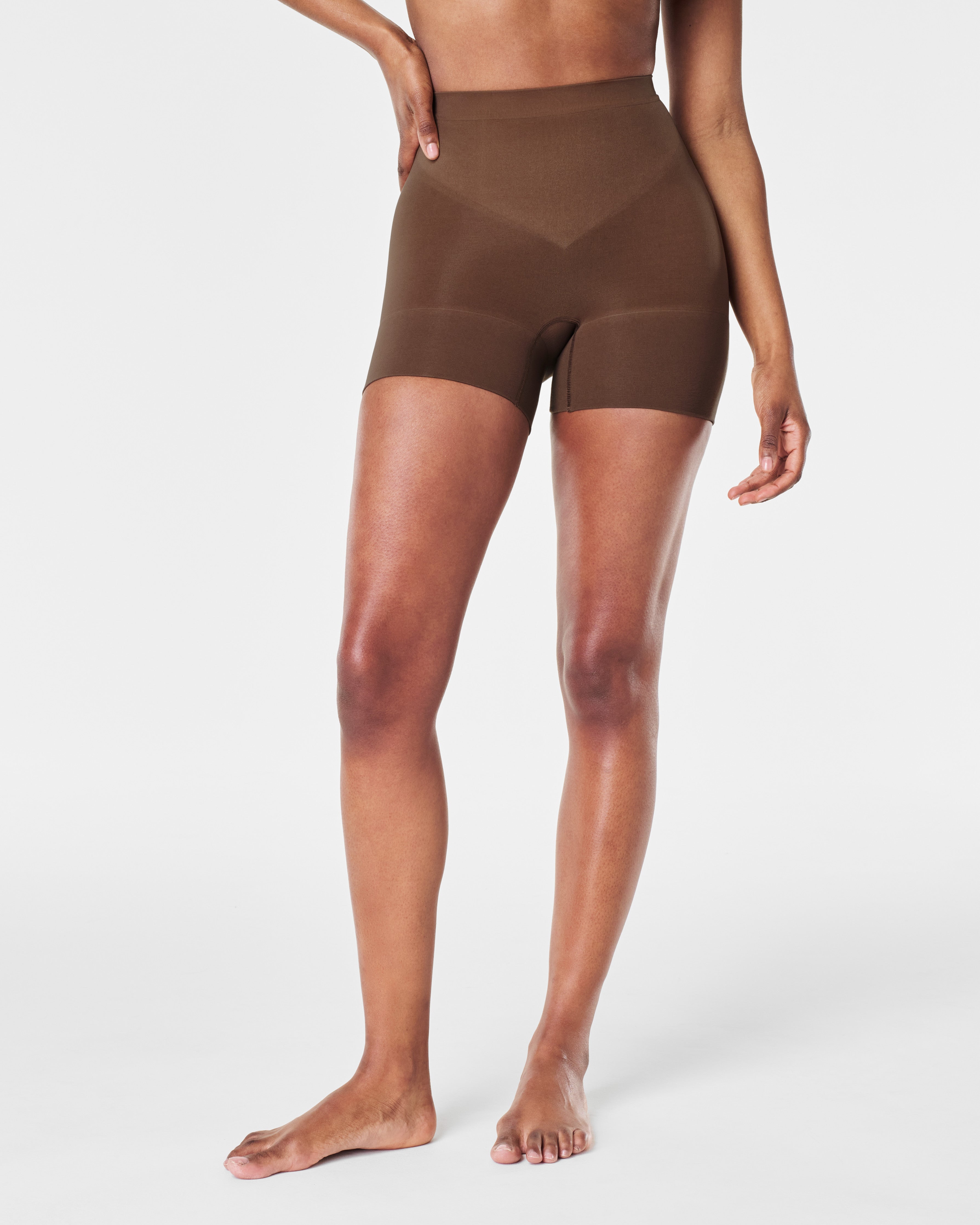 SPANXsculpt™ Seamless Power Shorty | Chestnut Brown