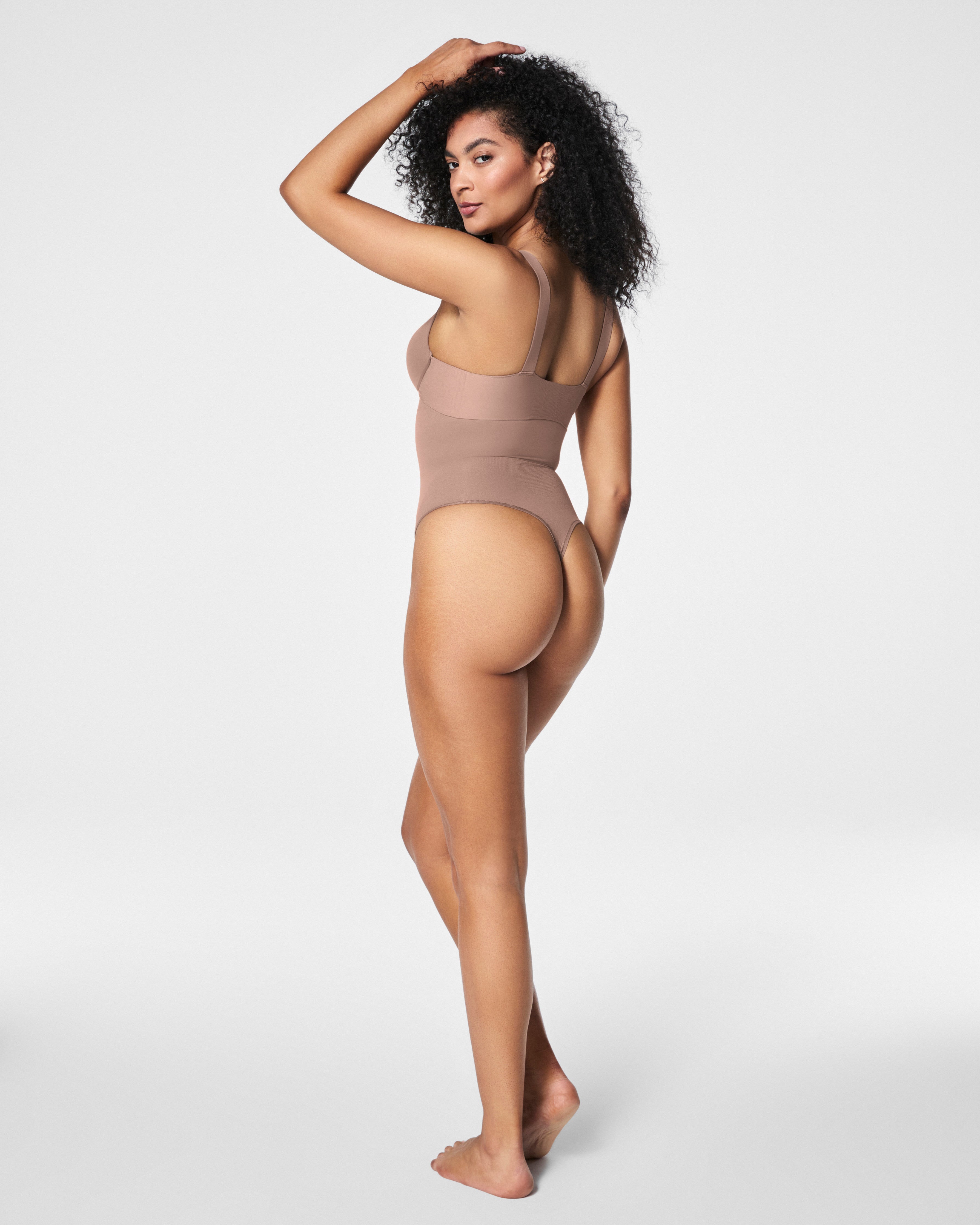 SPANXsculpt™ Seamless Power High-Waisted Thong | Cafe Au Lait