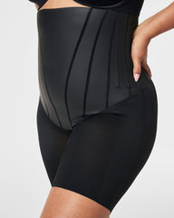 SPANXsupersculpt™ TotalContour High-Waisted Mid-Thigh Short | Very Black