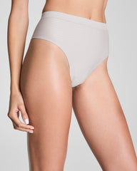 SPANXshape™ Invisible Supima® Cotton Thong | French Grey