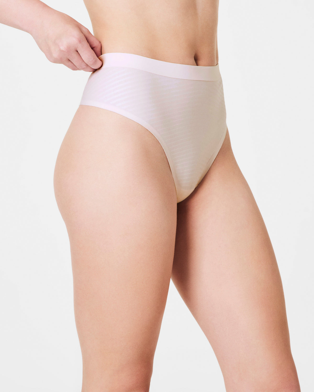 SPANXshape™ Invisible Supima® Cotton Thong | Pink Blossom