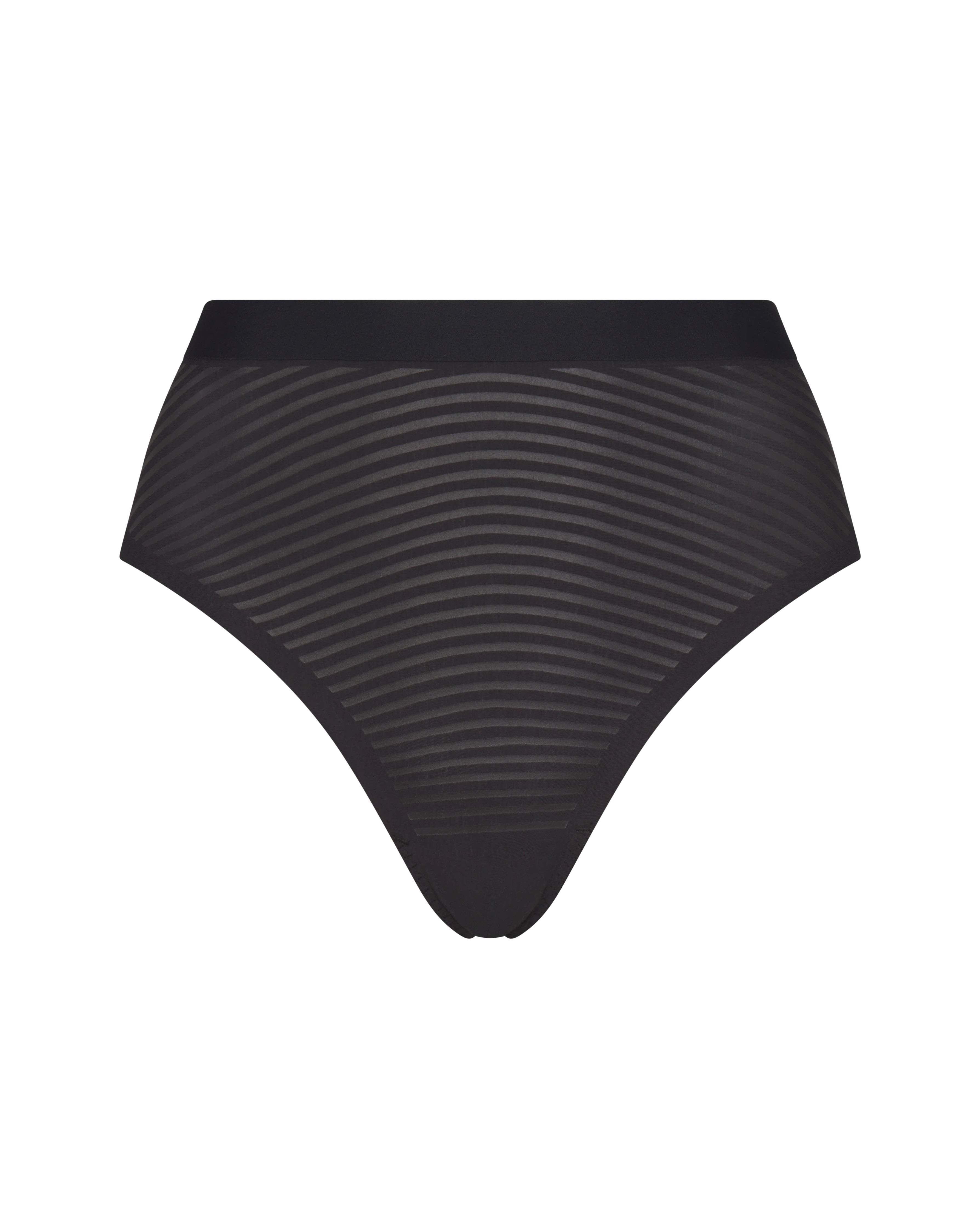 SPANXshape™ Invisible Supima® Cotton Thong | Very Black
