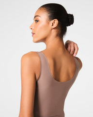SPANXshape™ Invisible Supima® Cotton Tank | Cafe Au Lait