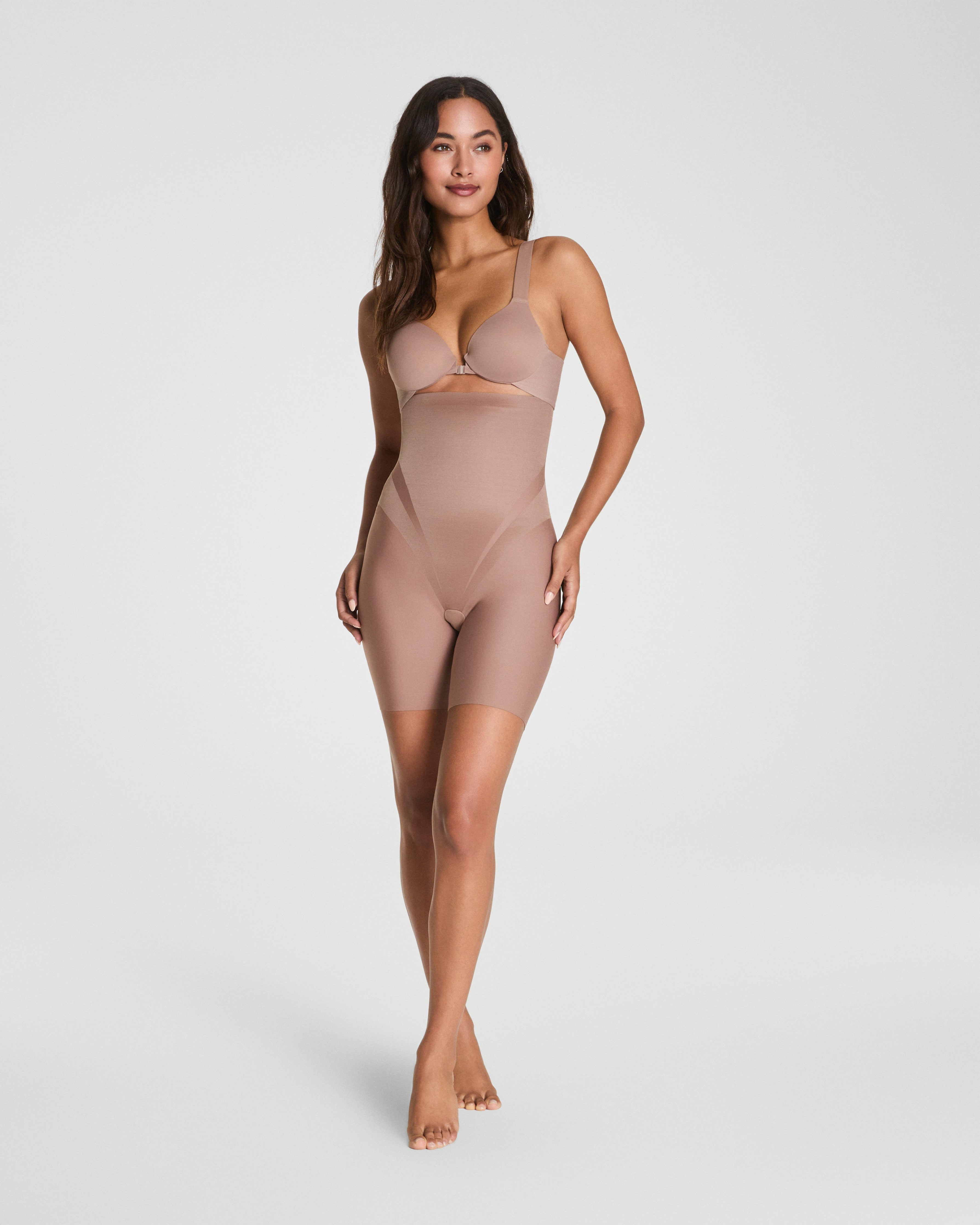 SPANXsupersculpt™ Transform High-Waisted Mid-Thigh Short | Cafe Au Lait
