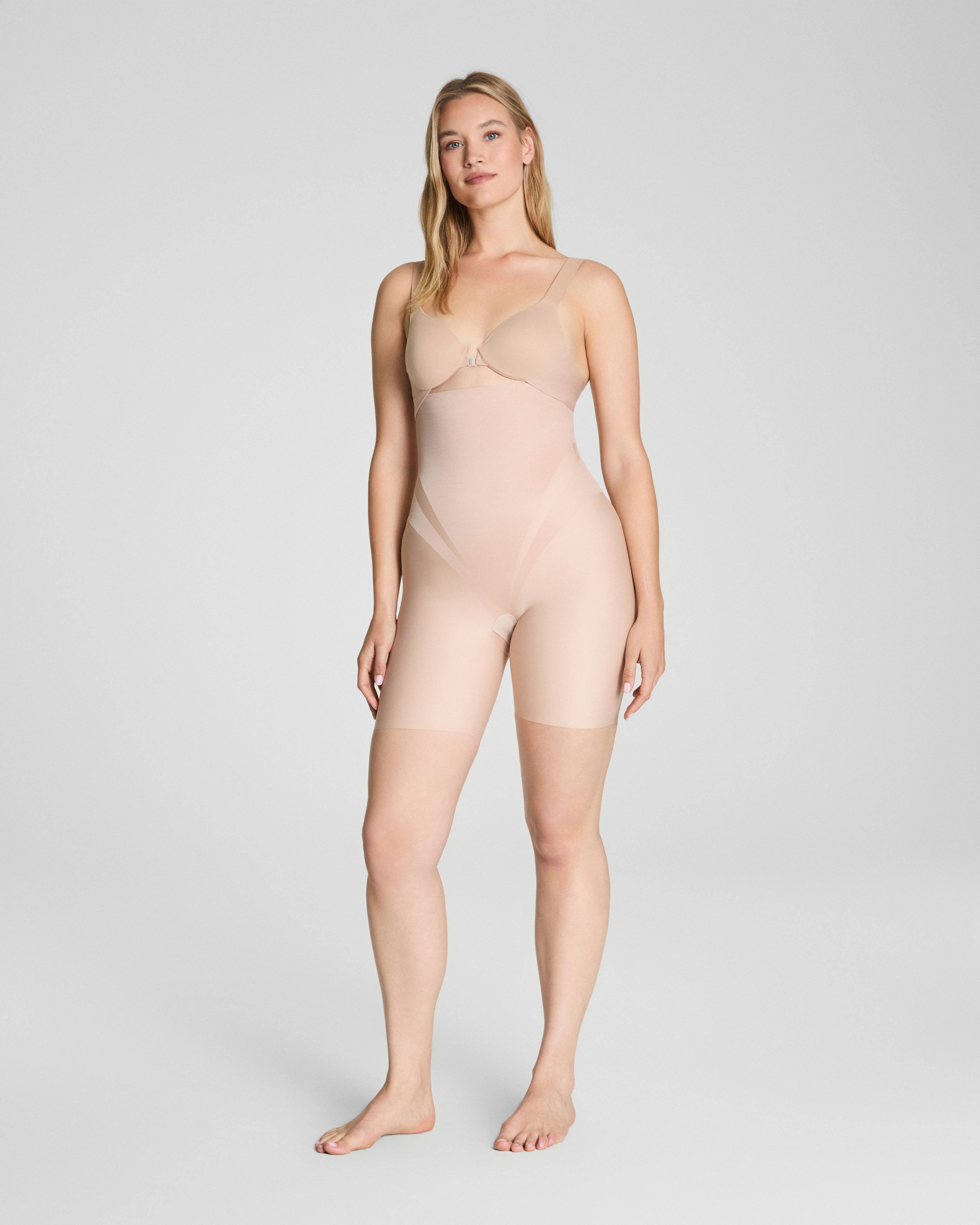 SPANXsupersculpt™ Transform High-Waisted Mid-Thigh Short | Champagne Beige