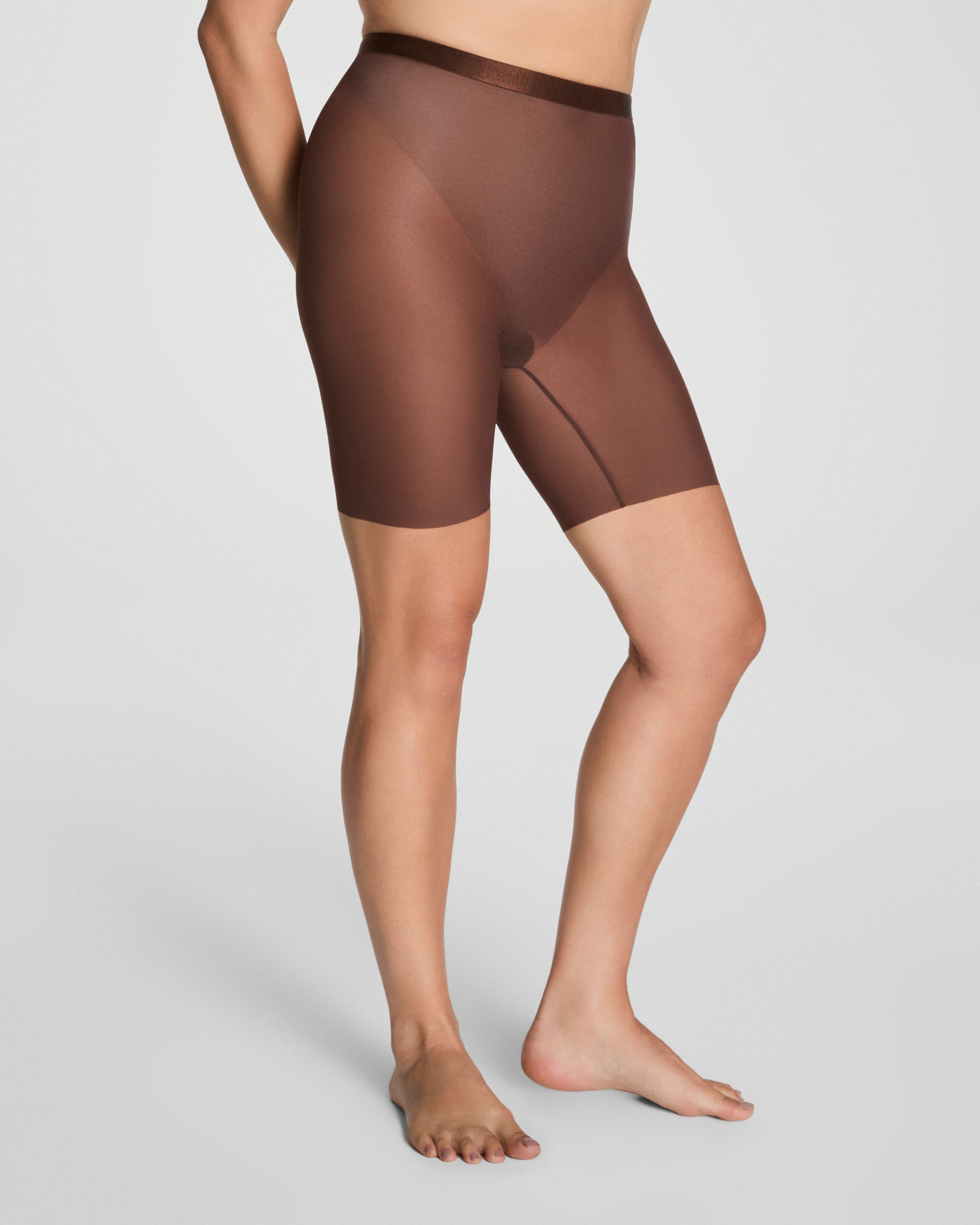 SPANXsupersmooth™ SheerSense Mid-Thigh Short | Espresso