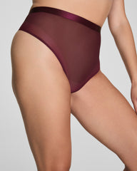 SPANXsupersmooth™ SheerSense Thong | Plum Berry