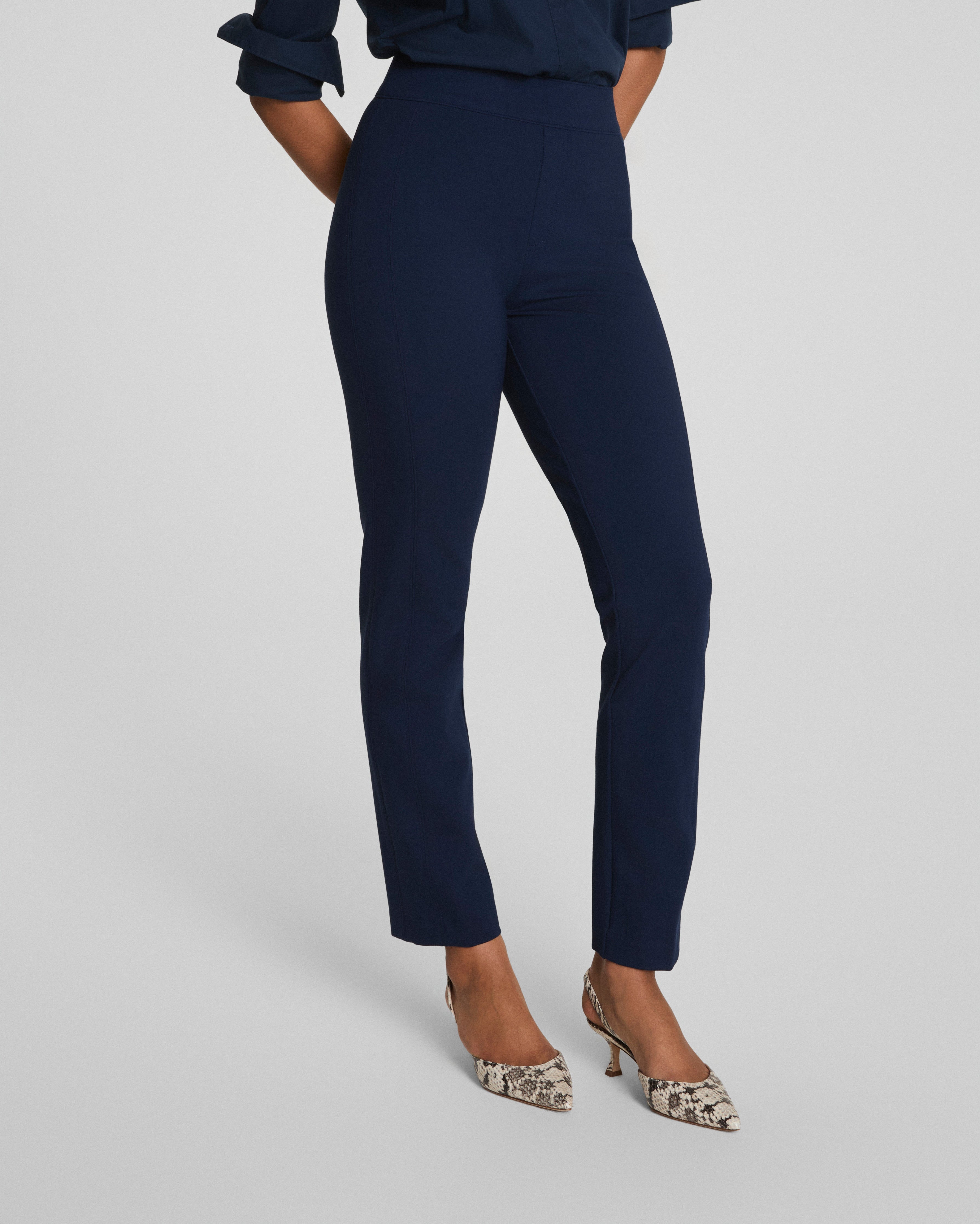 SPANXsupersmooth™ PerfectFit Ponte Slim Straight Pant | Timeless Navy