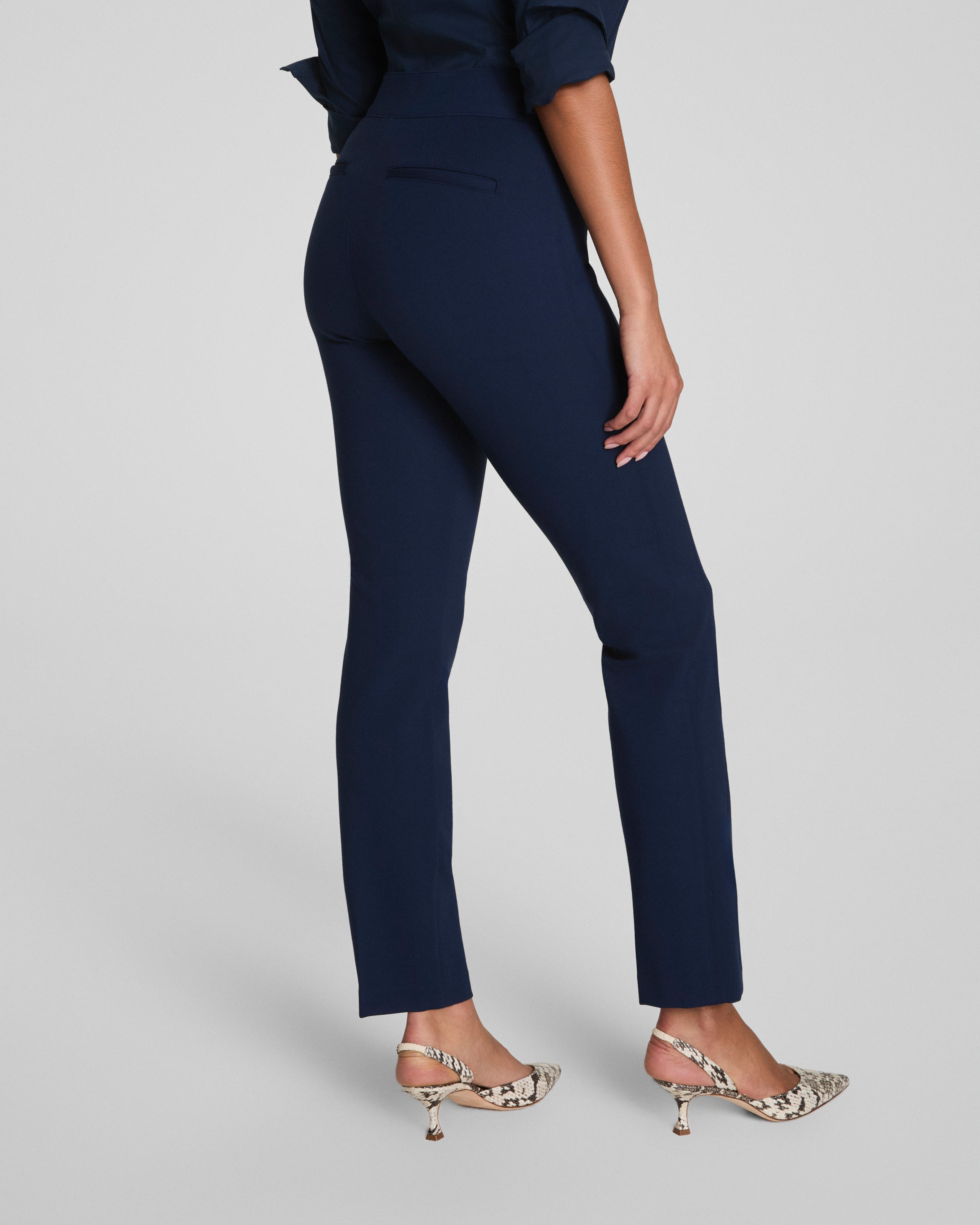 SPANXsupersmooth™ PerfectFit Ponte Slim Straight Pant | Timeless Navy
