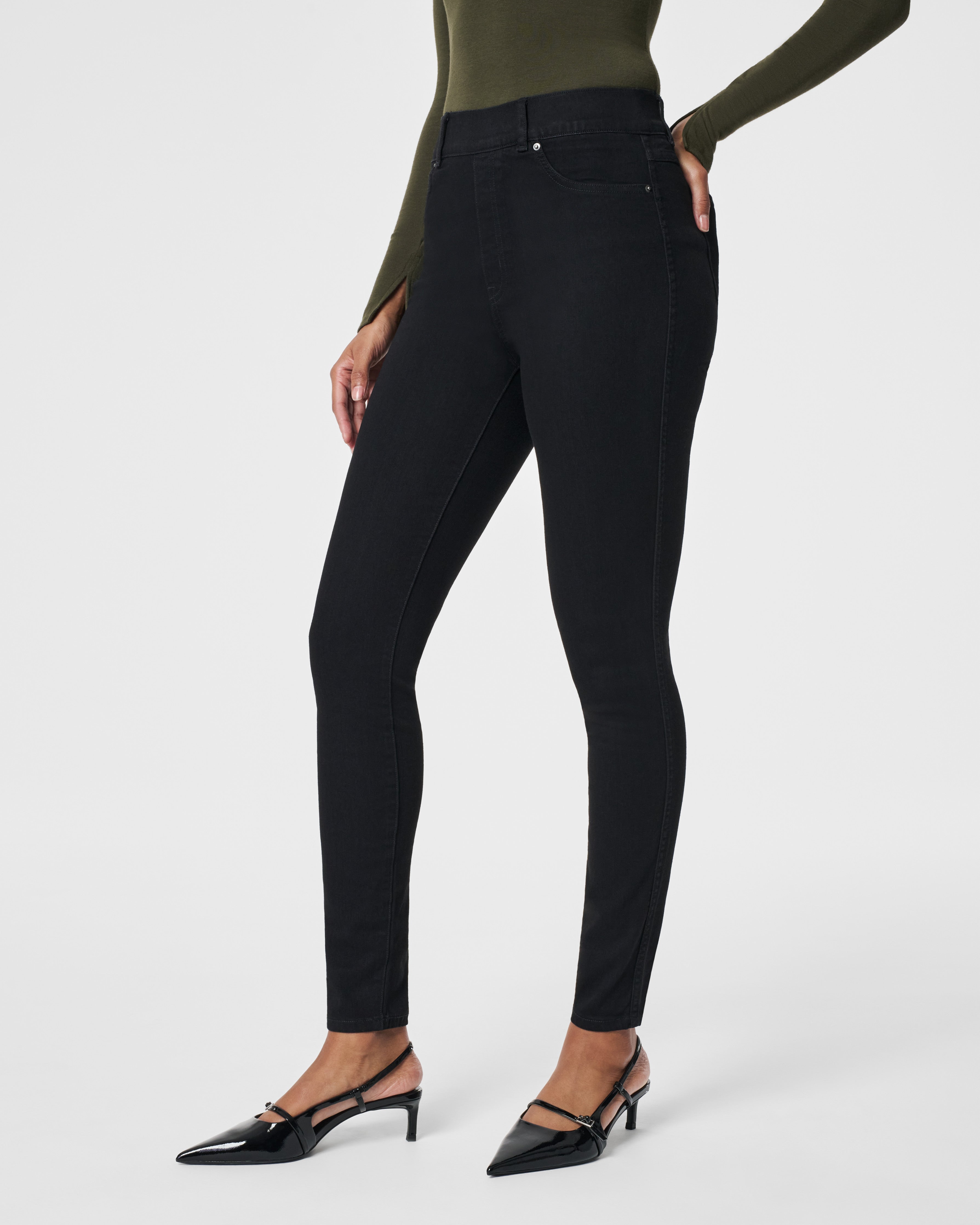 SPANXshape™ Original EveryWear Ankle Skinny Jeans | Clean Black