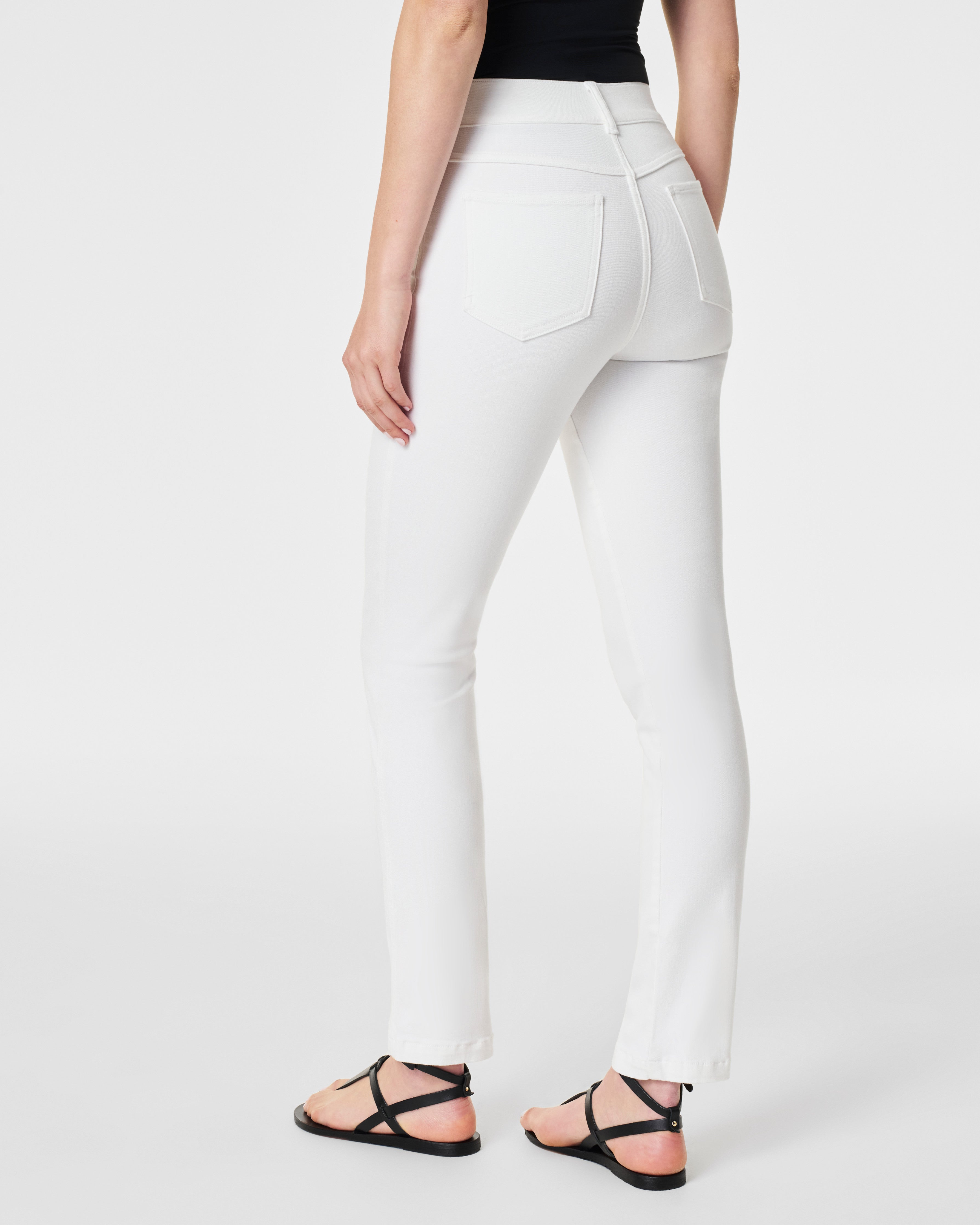 SPANXshape™ EveryWear Straight Leg Jeans | White