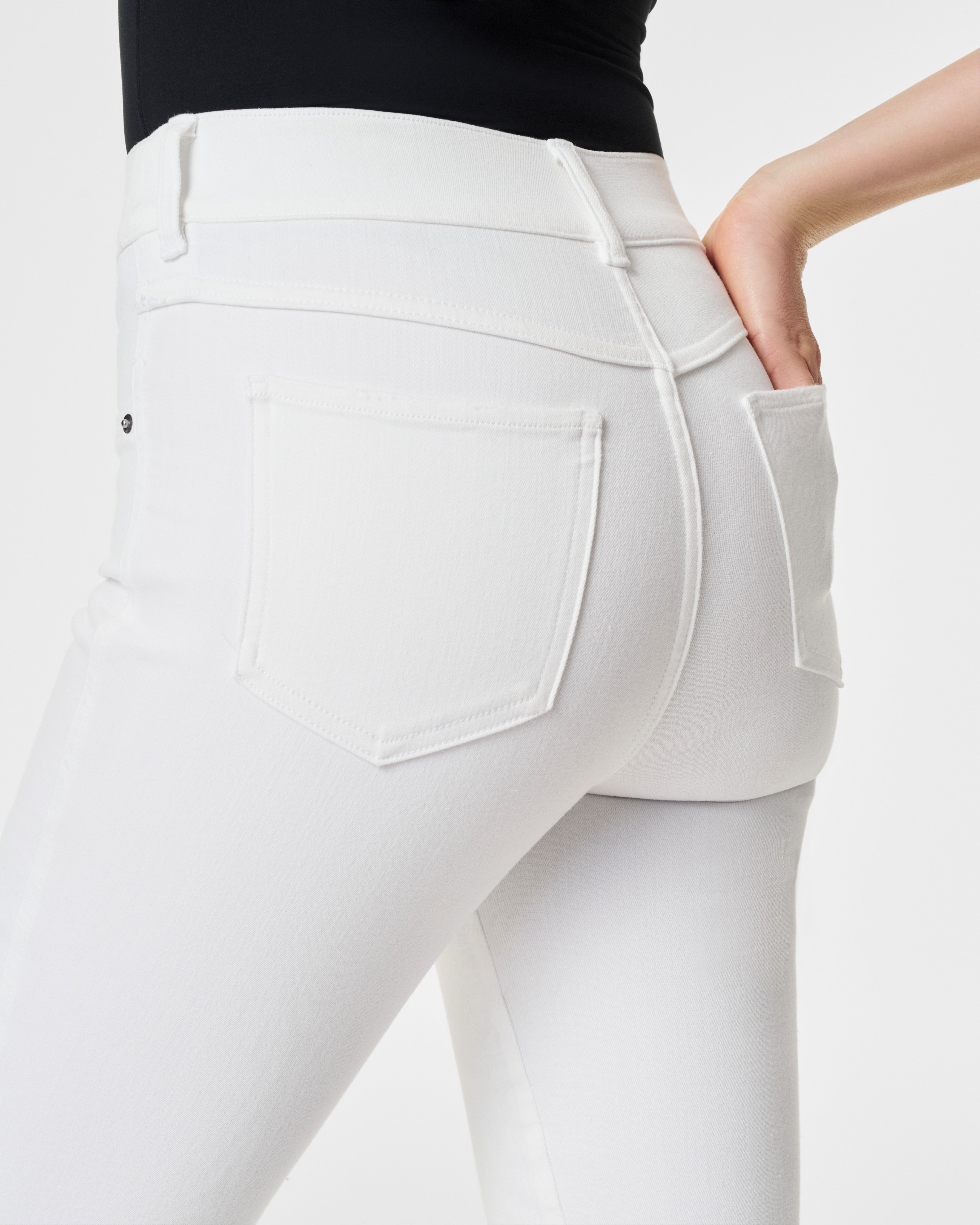 SPANXshape™ EveryWear Straight Leg Jeans | White